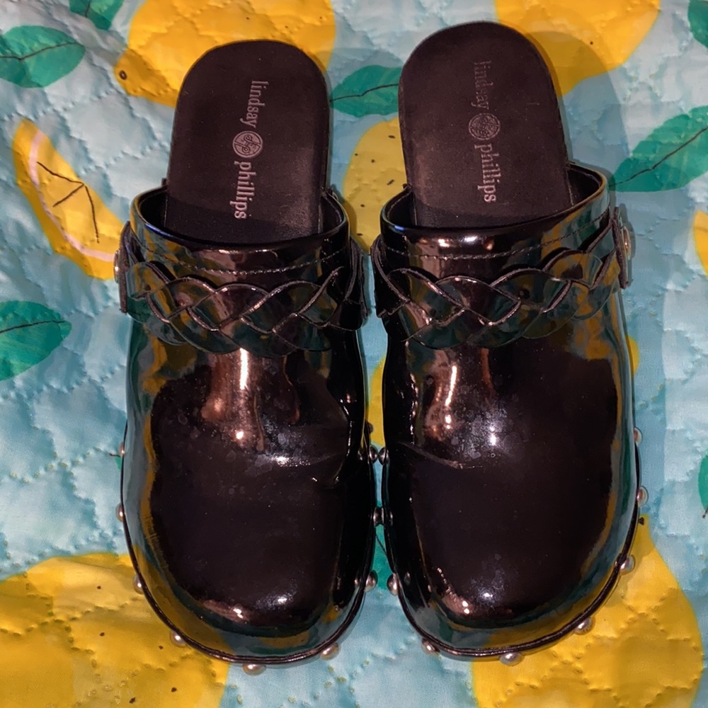 Lindsey Phillips Clogs Size 7 - Picture 2 of 6